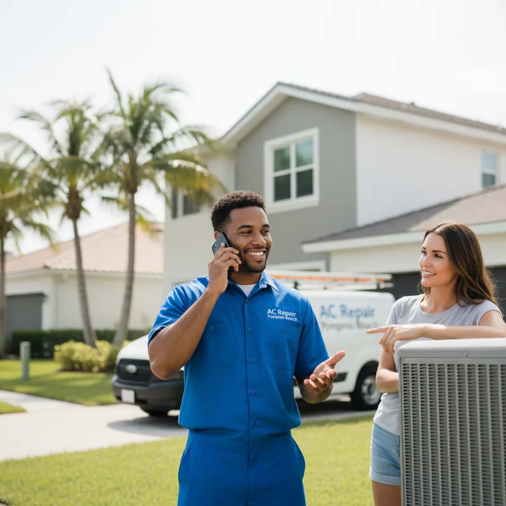 AC Repair Pompano Beach customer support in Jbphh